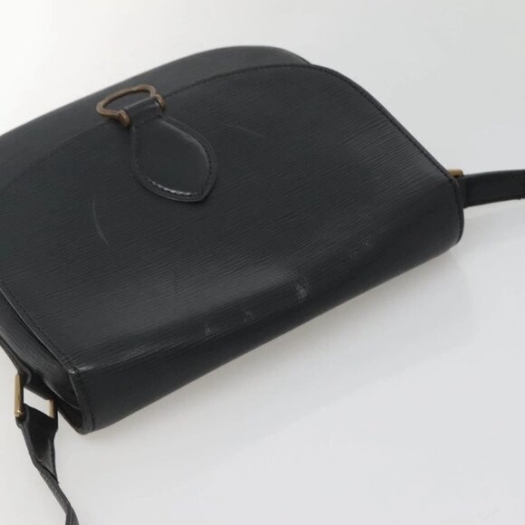 LOUIS VUITTON Epi Saint Cloud GM Shoulder Bag Black Noir - Picture 4 of 15